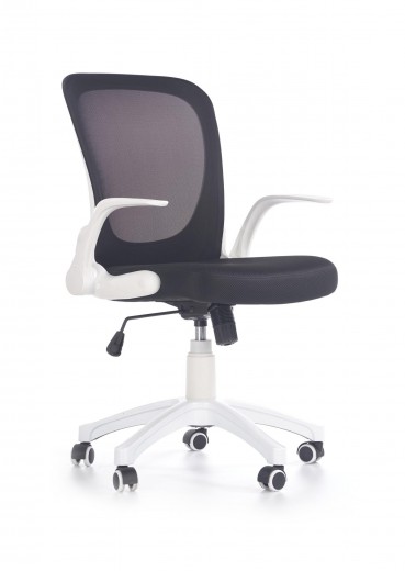 Scaun de birou ergonomic Howell Black / White, l59xA66xH90-100 cm