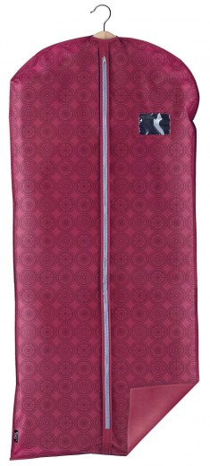 Husa pentru haine cu fermoar, Ella XL Bordeaux, l60xH135 cm