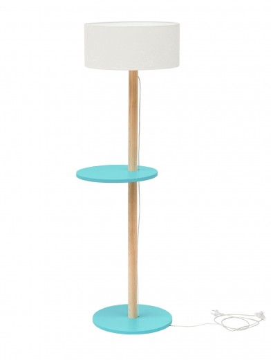 Lampadar Lamp Ufo White / Dark Turquoise