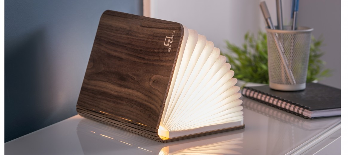 Lampa Led Smart Book Light Large Walnut