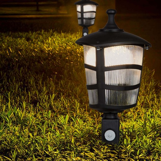 Lampadar exterior Cime Ucgen Negru