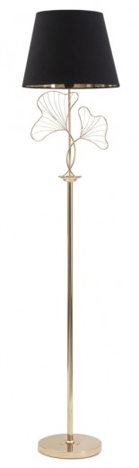 Lampadar Leaves Negru / Auriu, Ø38xH167 cm