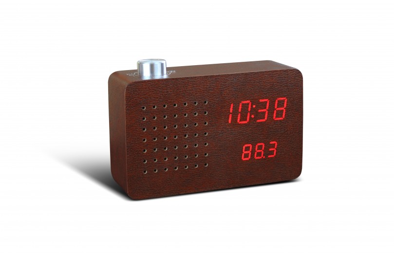 Ceas Radio Click Clock Leatherette