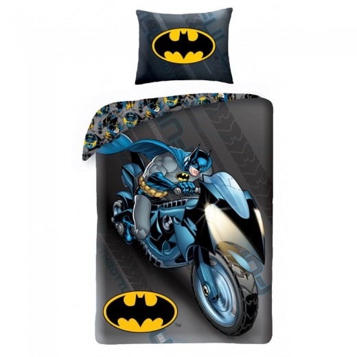 Lenjerie de pat copii Cotton Batman BM-4005BL