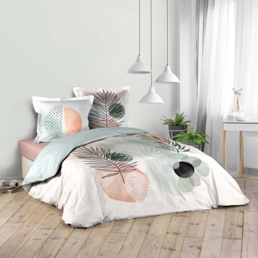 Lenjerie de pat din bumbac, Anaelle Multicolor, 240 x 260 cm