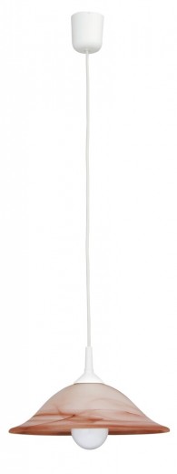 Lustra Alabastro 3955 Alb / Maro