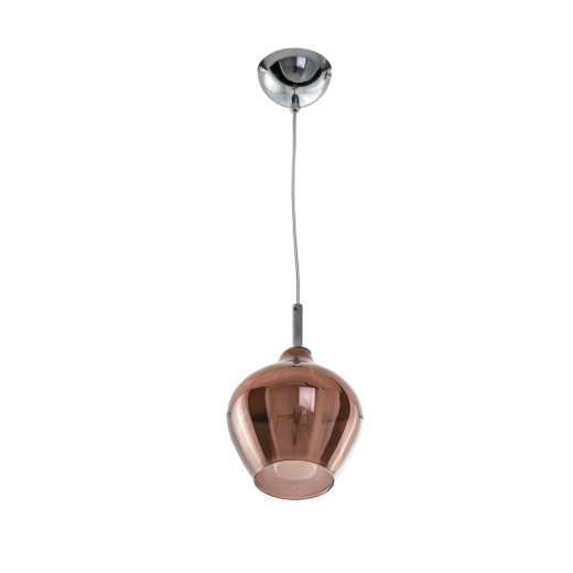 Lustra Amber Milano 1 Cupru, AZ3077
