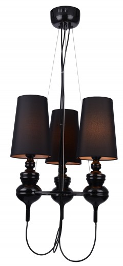 Lustra Baroco 3 Negru, AZ2163