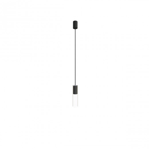 Lustra Cylinder M Negru