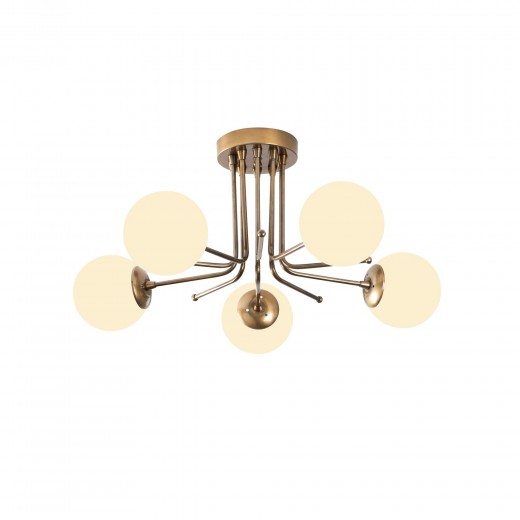 Lustra Daisy 146-AV2 Auriu / Alb