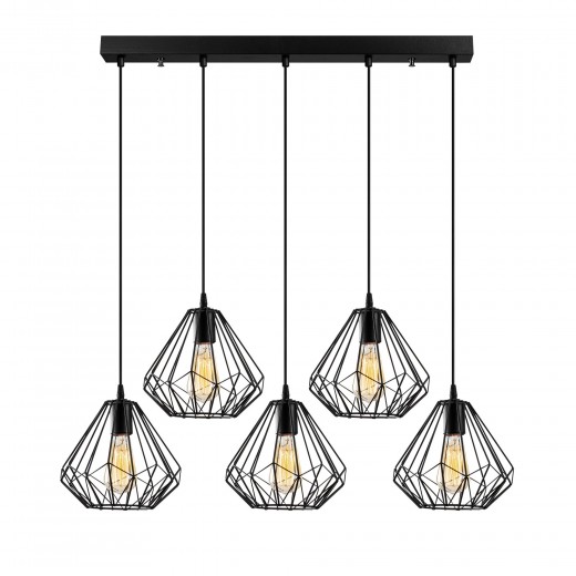 Lustra Diamond 704-5S1 Negru