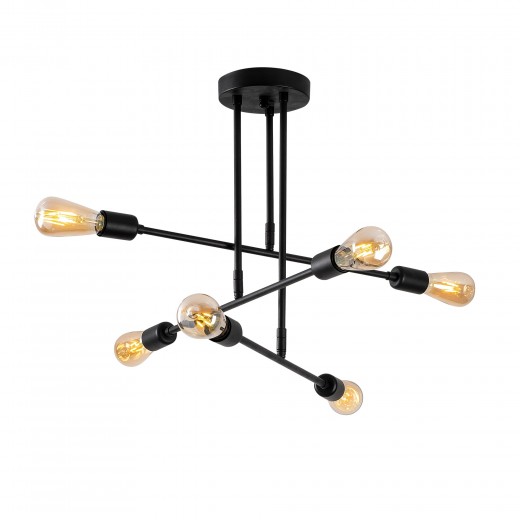 Lustra Flower 162-AV Negru