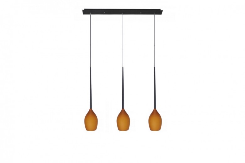 Lustra Izza 3 Amber, AZ2322