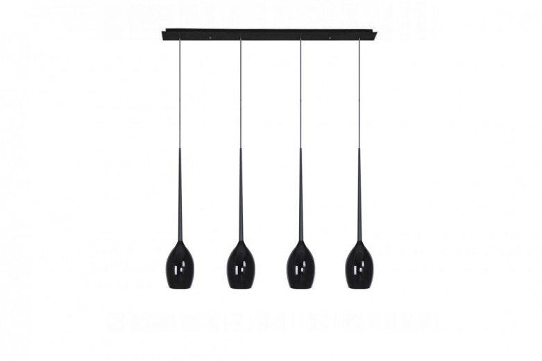 Lustra Izza 4 Negru, AZ0100