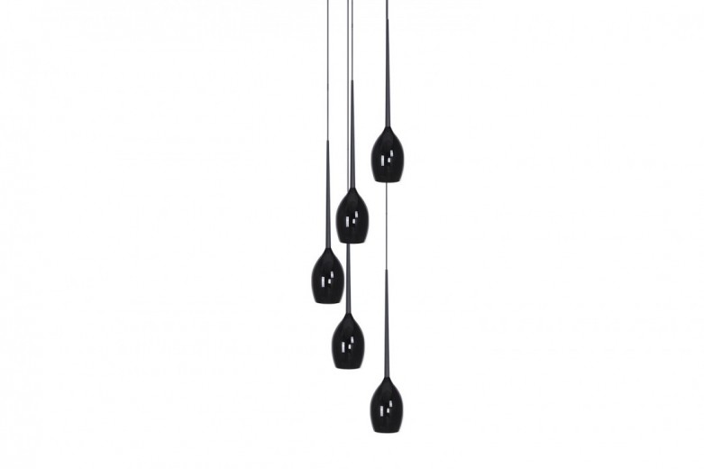 Lustra Izza 5 Negru, AZ0312