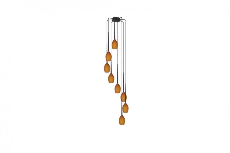 Lustra Izza 8 Amber, AZ1223