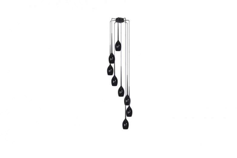 Lustra Izza 8 Negru, AZ0159