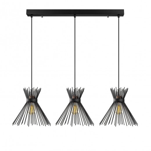 Lustra Kirpi 3088 Negru