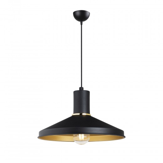 Lustra Retro B Negru / Auriu