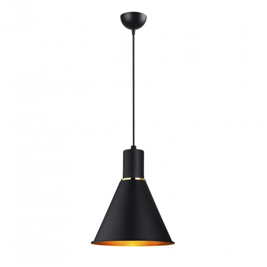 Lustra Retro C Negru / Auriu
