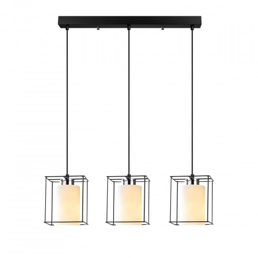 Lustra Swank 702-S1 Negru / Alb