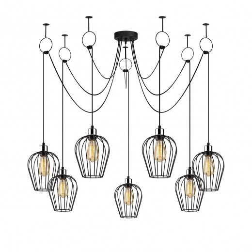 Lustra Tel 6696 Negru