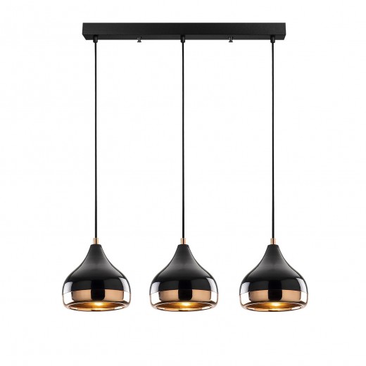 Lustra Yildo 6877 Negru / Cupru
