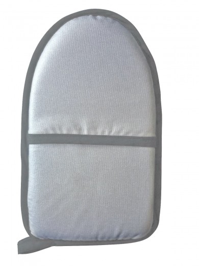 Manusa pentru calcat din poliester, Cushion Gri, L24xl15 cm