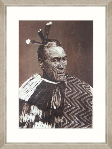 Tablou Framed Art Maori Chief Wetani 