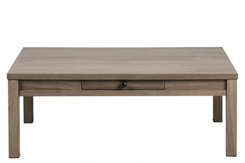 Masa de cafea din MDF si furnir, cu 1 sertar Brentwood Gri, L112xl58xH42 cm