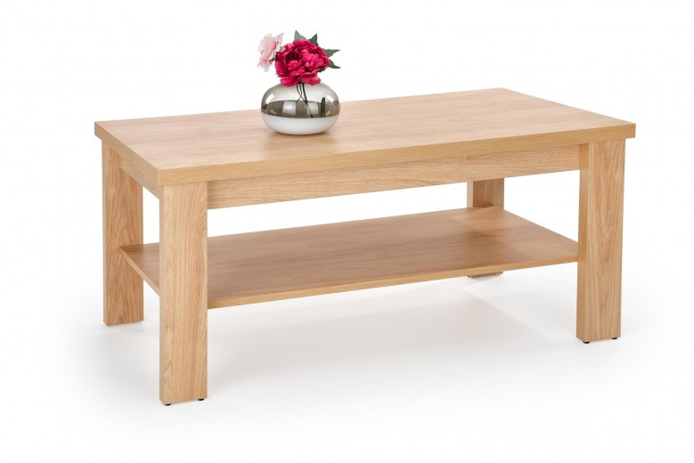 Masa de cafea din pal, Jennifer Natural, L120xl60xH56 cm