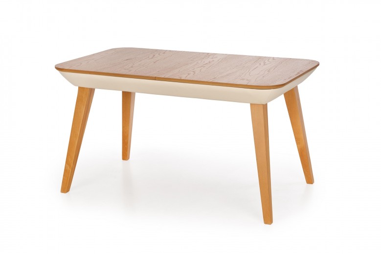 Masa din lemn de fag si MDF Ordell, L140-190xl85xh76 cm