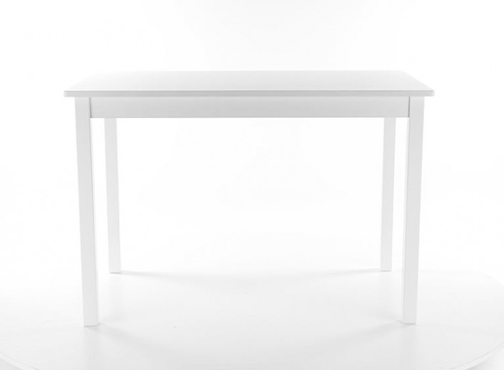 Masa din MDF si lemn, Fiora Small Alb, L80xl60xH74 cm