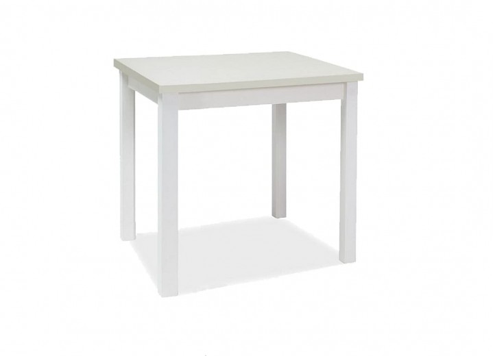 Masa din pal si MDF, Adamaris Small Alb, L90xl65xH75 cm