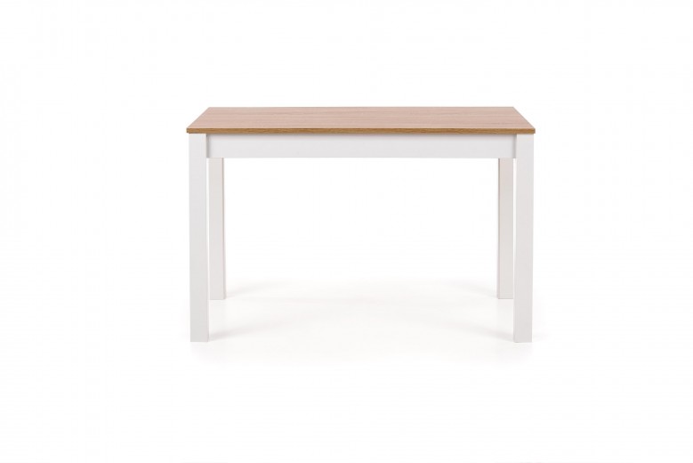 Masa din pal si MDF Kasim Sonoma Oak / White, L120xl68xH76 cm