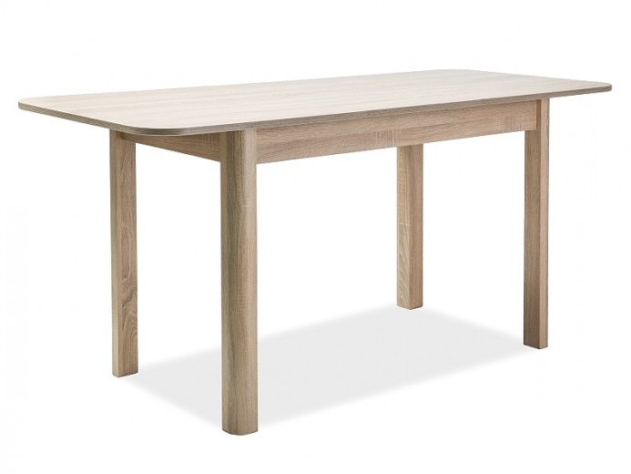 Masa extensibila din pal si MDF, Dillon II New Stejar Sonoma, L120-160xl68xH75 cm