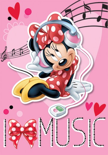 Covor Disney Kids I love Minnie 07, Imprimat Digital