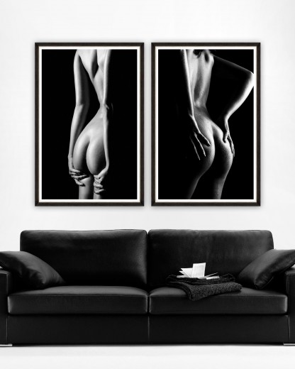 Tablou 2 piese Framed Art Natural Curves