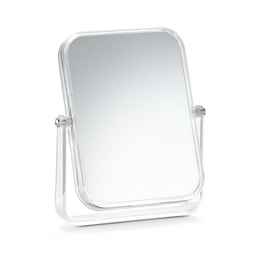 Oglinda cosmetica de masa, Plastic Transparent, l16,5xA2,5xH19,5 cm