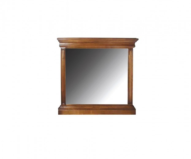 Oglinda decorativa din lemn de stejar Valentino Oak, l118xA7,5xH118 cm