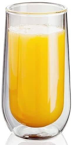 Pahar din sticla cu pereti dubli, Impress Transparent, 250 ml