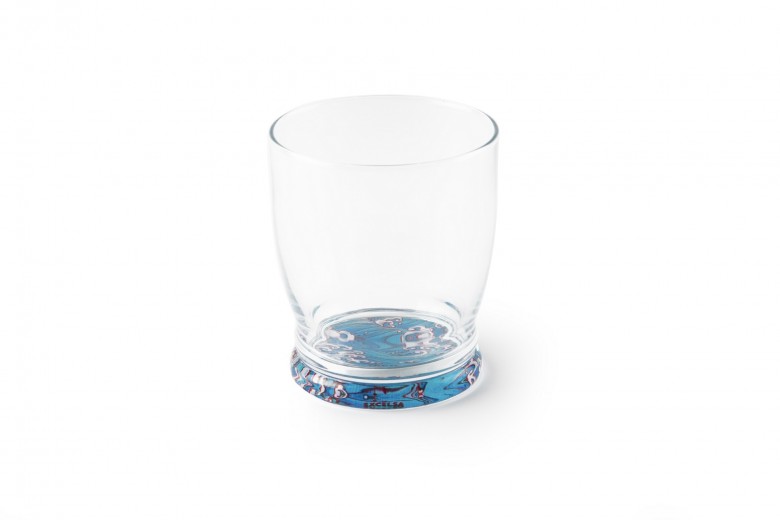Pahar pentru apa, din sticla, 340 ml, Ø8xH9,5 cm, Kimono Waves