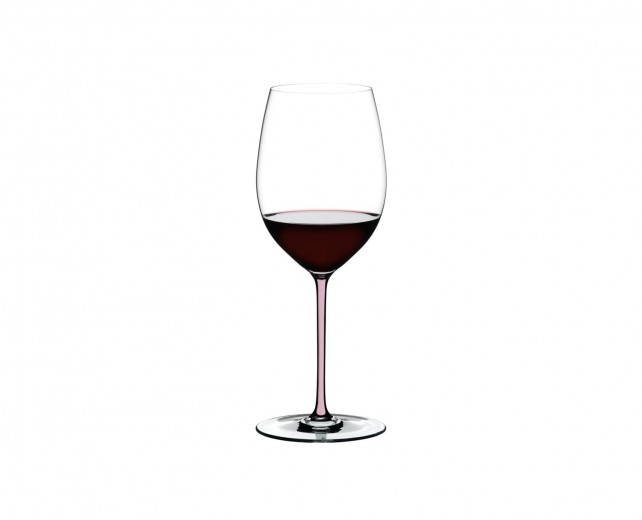 Pahar pentru vin, din cristal Fatto A Mano Cabernet / Merlot Roz, 625 ml, Riedel