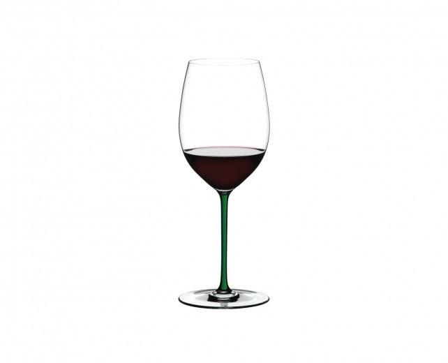 Pahar pentru vin, din cristal Fatto A Mano Cabernet / Merlot Verde, 625 ml, Riedel