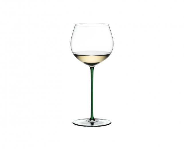 Pahar pentru vin, din cristal Fatto A Mano Oaked Chardonnay Verde, 620 ml, Riedel
