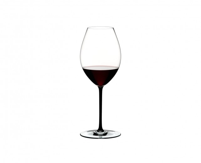 Pahar pentru vin, din cristal Fatto A Mano Old World Syrah Negru, 600 ml, Riedel