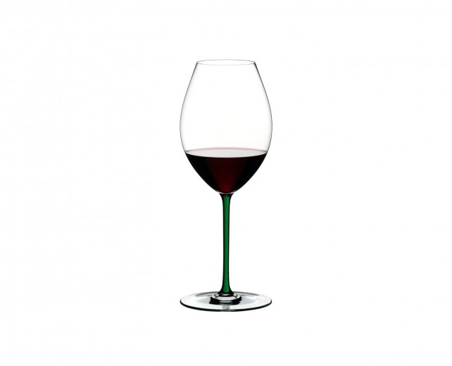 Pahar pentru vin, din cristal Fatto A Mano Old World Syrah Verde, 600 ml, Riedel