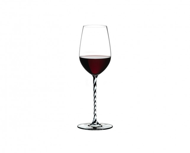 Pahar pentru vin, din cristal Fatto A Mano Riesling / Zinfandel Negru / Alb, 395 ml, Riedel