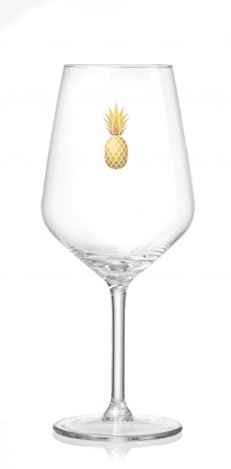 Set pahare vin Miami Ananas, Flirt, 530 ml, 6 piese