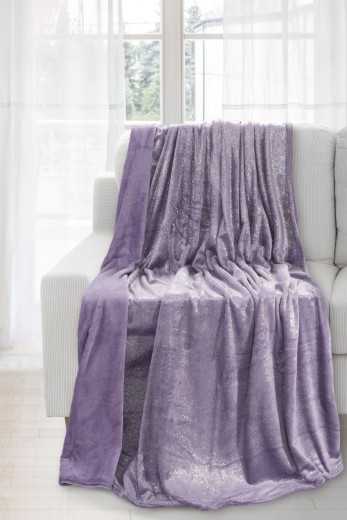 Patura Iga Purple / Silver, 170 x 210 cm